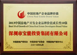 寶能集團(tuán)入圍中國(guó)房地產(chǎn)品牌價(jià)值成長(zhǎng)性10強(qiáng)，北京品牌管理策略再獲認(rèn)可